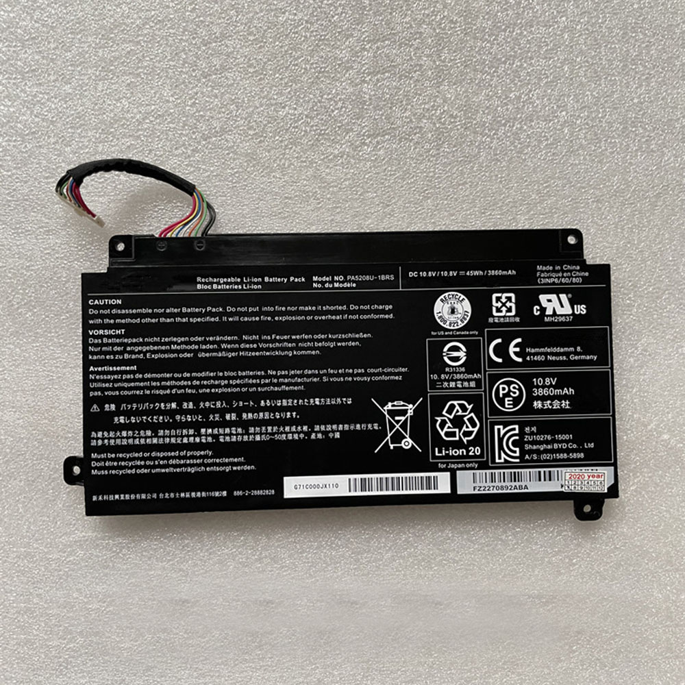 Batería para ER17/toshiba-PA5208U